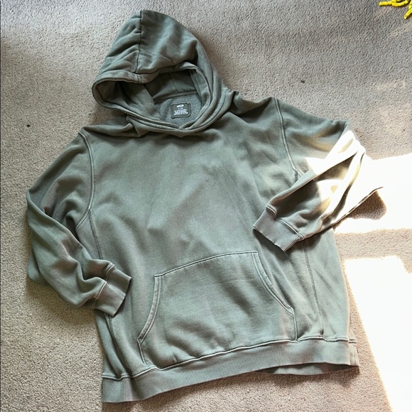 aerie Tops - Women’s Aerie Olive Green Hoodie Oversized Size large
